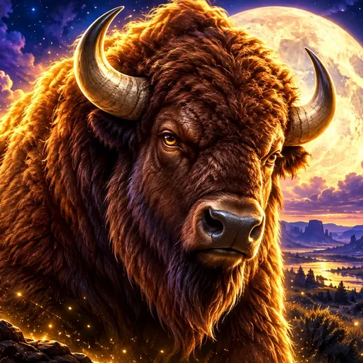Bison Moon Ultra Link and Win pokie cover art